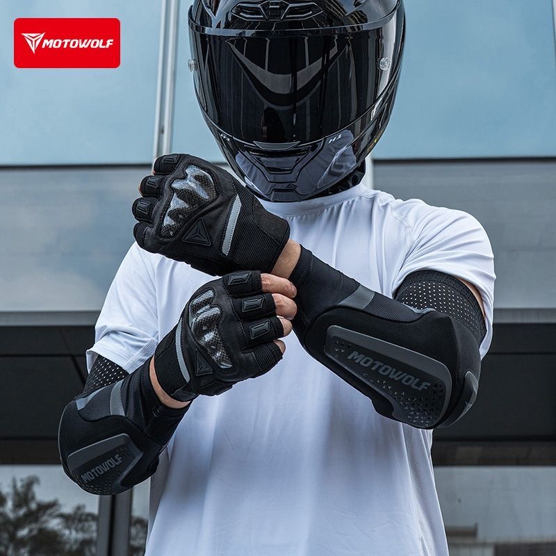 Mountain Biking Elbow Pads - Motorcycle Elbow Protection Pads Breathable Mountain