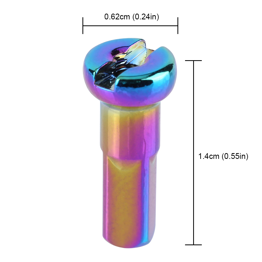 Mountain Biking Tips - 10Pcs Bike Spoke Nipples Aluminum Alloy
