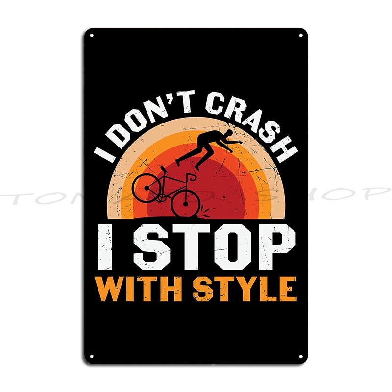 Mountain Biking Europe - Mountain Biking Cycling Retro Metal Plaque