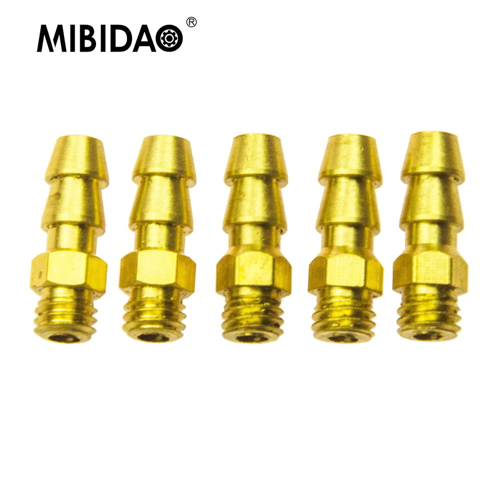 MIBIDAO 5Pcs Brass M4 Threaded - Spoke Nipple Brass ulasan dan harga