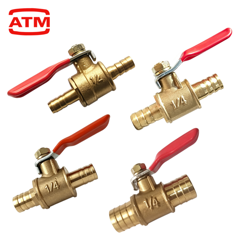 Small Red Handle Brass Shutoff - Spoke Nipple Brass ulasan dan harga