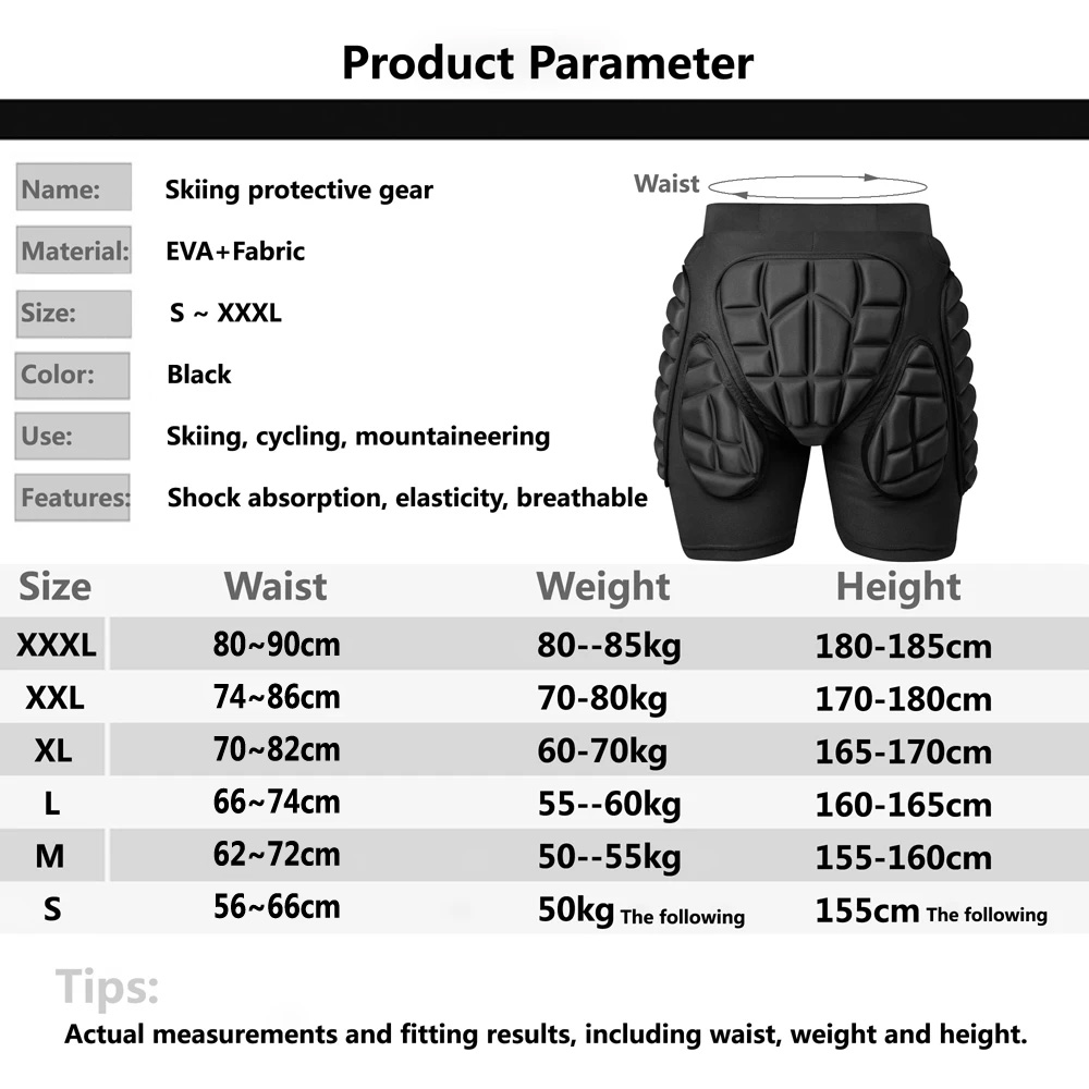 New Ski Shorts Skating Hip Pro - Mountain Biking Elbow Pads ulasan dan harga