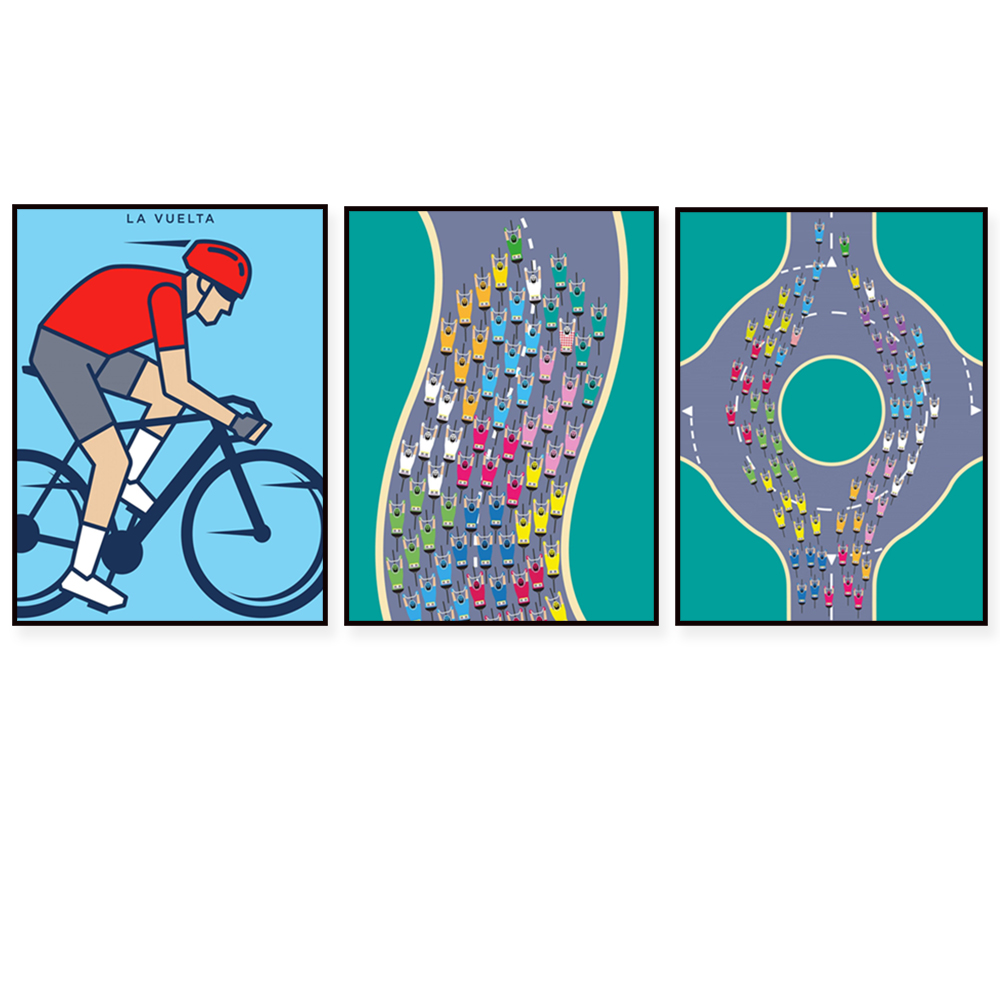 Mountain Bike Print Cycling Ra - Mountain Biking Europe ulasan dan harga