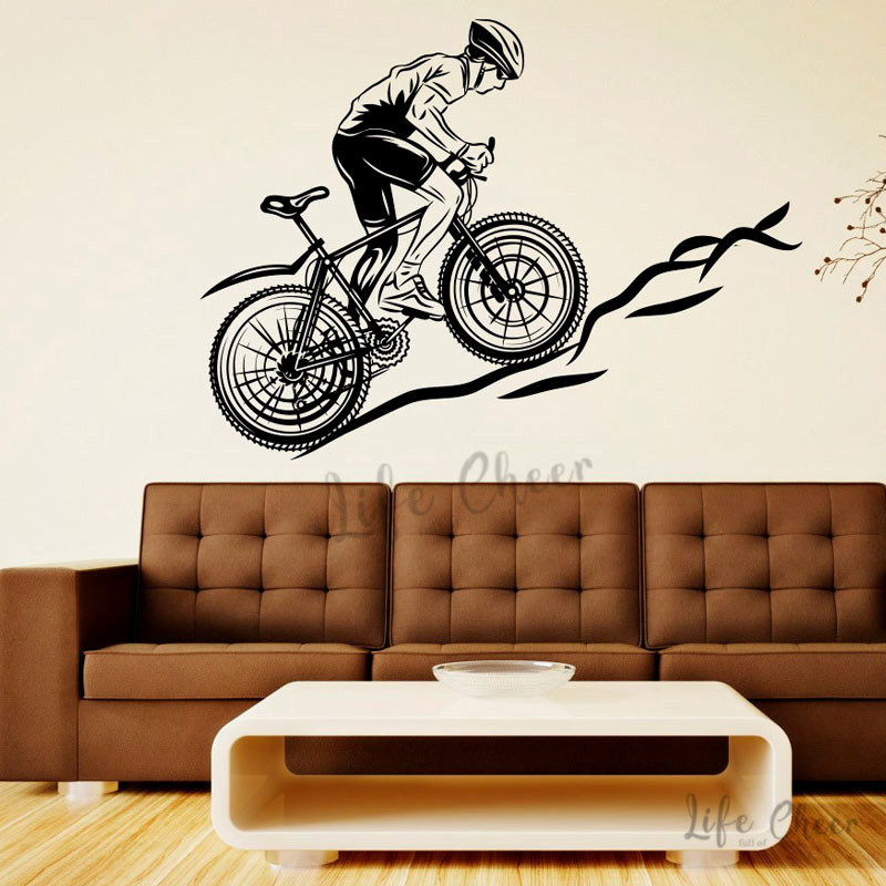 Mountain Cycling Wall Stickers - Mountain Biking Europe ulasan dan harga