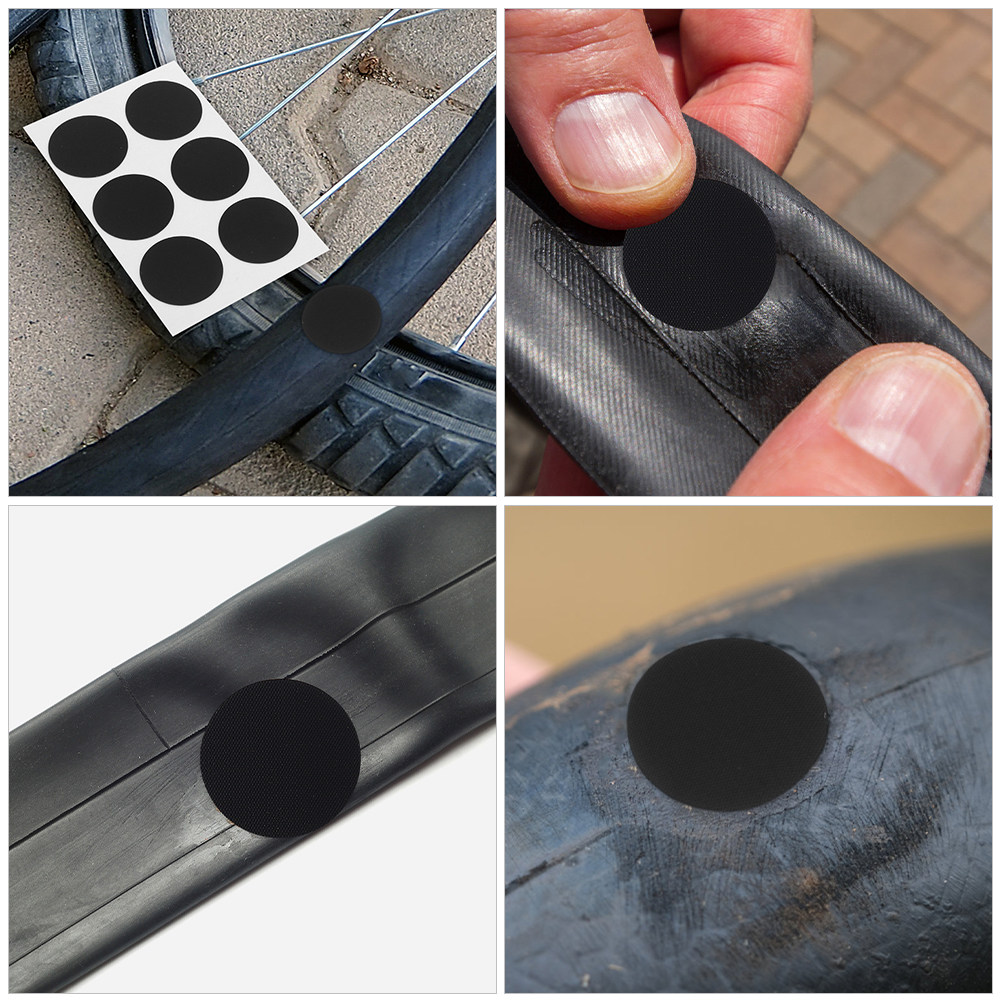18Pcs Bike Tire Patch Kit Self - Mountain Biking Tube ulasan dan harga